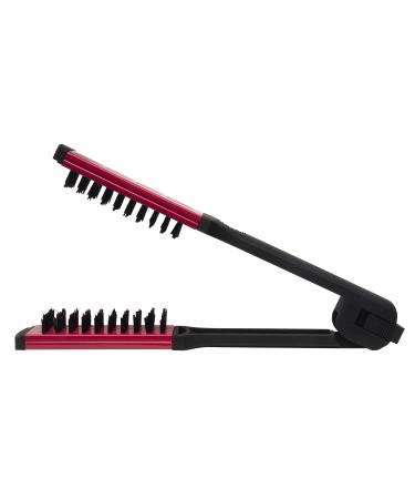 Diane Straightening Brush  Ceramic with Nylon Bristles for Thick Coarse Hair   Use for Smoothing and Straight Hair Styles Black