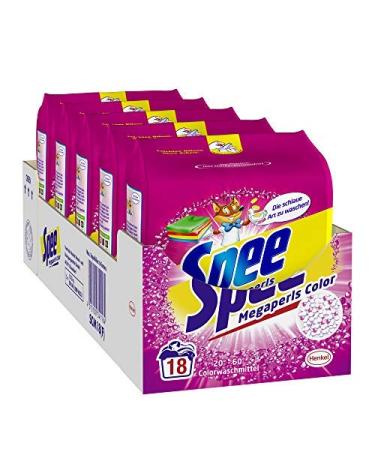 Spee Megaperls Color 3+1 Color detergent 90 (5 x 18) Washpia purity radiance and freshness for your colored laundry - at a clever fresh 18 pieces (5 pack)