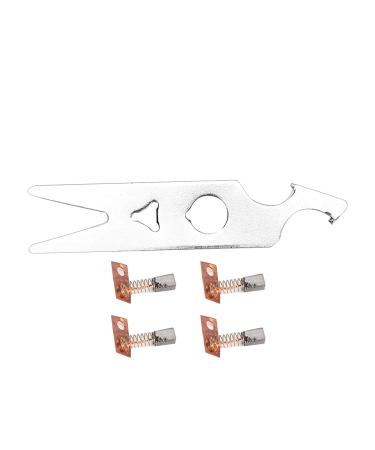 Nail Drill Handpiece Accessory Tools 2 Pairs Carbon Brush Wrench Set Nail Drill Handpiece Accessory Replacement Part