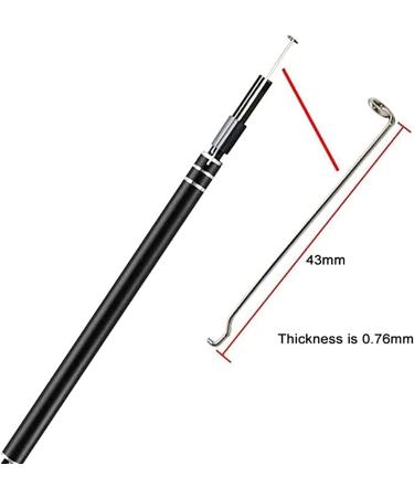Jteremy 5.5mm HD Visual Ear Camera | 3-in-1 WiFi Ear Endoscope with 6 LED Light | Ear Wax Removal Tool - Buy Online on SooperMarket.com