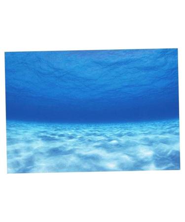 LOVIVER Side Tank Background Underwater Tank Background Poster Backdrop Decoration Paper 61x30cm