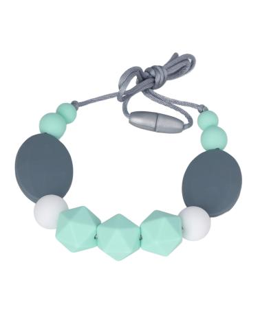 Sensory Chew Necklace for Kids  Boys or Girls  Silicone Adjustable Length Chewing Necklace Teething Necklace Teether Necklace for Chewing  Autism  Sensory Chew Toys for Kids(2)