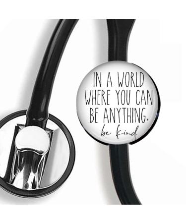 in A World Stethoscope Tag Steth ID Tag Nurse Badge