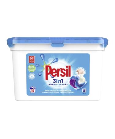 Persil 3 in 1 Non Bio Capsules 15 Washes Modern 15 Count (Pack of 1)