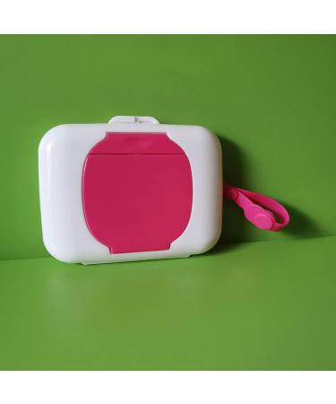 Hand Mouth Wet Wipe Box Portable Refillable Baby Wipes Dispenser Holder Wipes Carrying Cases for Travel Tissue Box Red - Buy Online on SooperMarket.com