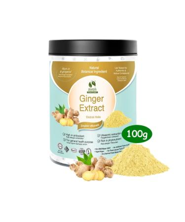 7x Pure 100:1 Ginger standardized extract powder 100g
