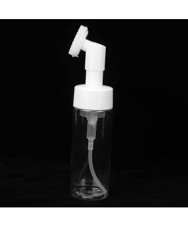 Buy Transparent Foam Bottle with Brush for Facial Cleanser Best International Shipping | #1 Foam Pump Bottle - Buy Online on SooperMarket.com