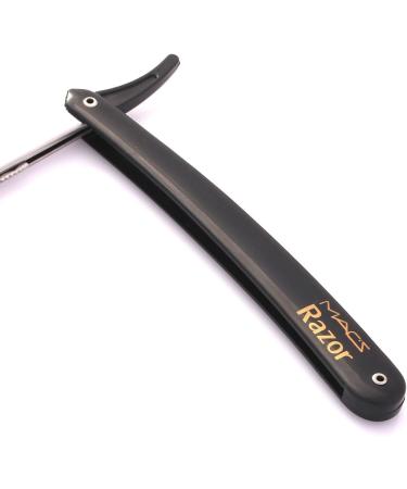 Professional Barber Straight Edge Half Blade Exchangeable Balde Barber Shaving Razors Macs Brand-50-01 (Black) - Buy Online on SooperMarket.com