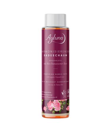 Ayluna Natural Cosmetics Harmonizing Bath Foam Rose Blossom with Organic Damask Rose 400 ml