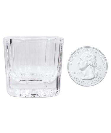 Beauticom Octagon Crystal Glass Dappen Dish Set - 4 Pieces for Nail Dip Powder & Remover - Buy Online on SooperMarket.com