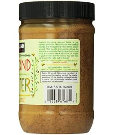 Kirkland Signature Creamy Almond Butter 765gm - Buy Online on SooperMarket.com