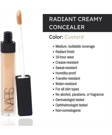 NARS Radiant Creamy Concealer - 1 Pack (White) | International Shipping Available - Best Price & Quality - Buy Online on SooperMarket.com