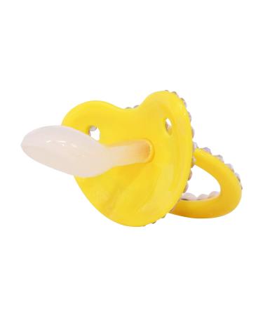 Handmade Diamond Big Shield Adult Pacifier Dummy - Yellow Seashell Design - Buy Online on SooperMarket.com