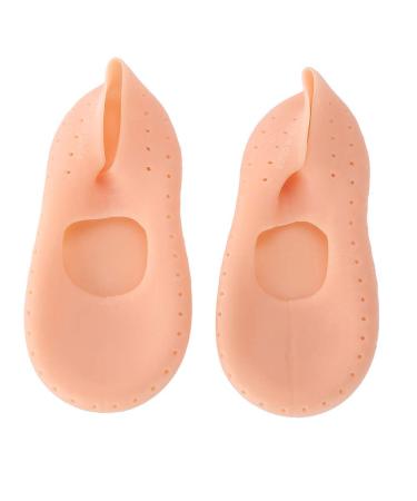1 pair of silicone socks foot anti -crack foot care tools preventive socks Moisturizing silicone sock to moisten the foot and prevent dry heel (09#)