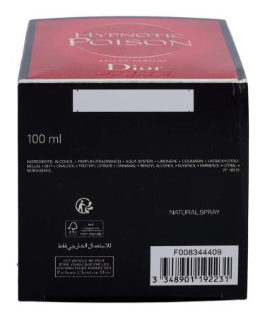 Dior Christian Hypnotic Poison Eau De Parfum Spray for Women 3.4 fl. oz. - Buy Online on SooperMarket.com