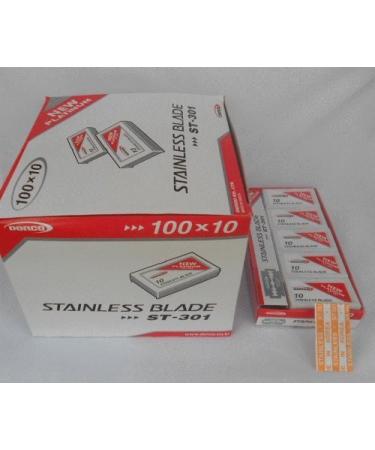 Dorco ST301 Platinum Double Edge Razor Blades 1 Case (1000 Blades)
