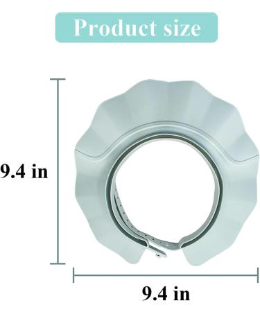 Baby Shower Cap Kids Shower Caps Shield Adjustable Hair Washing Shampoo Shield Baby Visor for Eyes Ears and Face (Blue a) - Buy Online on SooperMarket.com