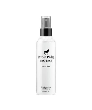 Pete & Pedro PROTECT - Heat Protection Hairstyling Shield Spray | Keratin Protects Against Heat Damage From Hair Blow Dryer Flat Iron Hot Tools | As Seen on Shark Tank 4 oz.