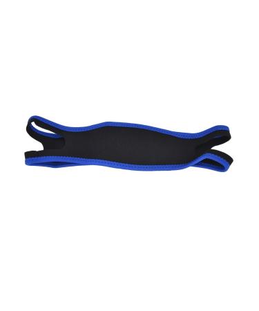 Chin Strap Stop Snore Belt Breathable for Bedroom for Office(Blue Black)