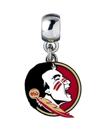 FSU FLORIDA STATE UNIVERSITY SEMINOLES TEAM CHARM PENDANT ADD TO NECKLACE CLOTHING ACCESSORY PET COLLAR DIY ETC