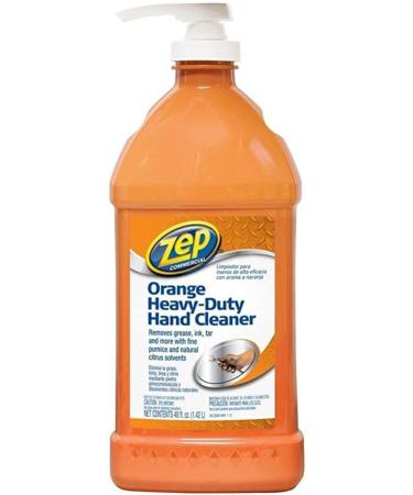 Zep Orange Heavy-Duty Hand Cleaner & Degreaser - 48 oz | International Shipping Available - Buy Online on SooperMarket.com