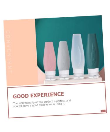 Buy Leakproof Small Silicone Travel Bottles Set - Multi-Function Lotion & Cosmetic Squeeze Bottles for Easy Packing - Buy Online on SooperMarket.com