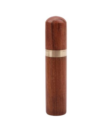 EH-LIFE Pocket Portable Wooden Box Toothpick Holder Embroidery Hand Sewing Needle Storage Case Rosewood