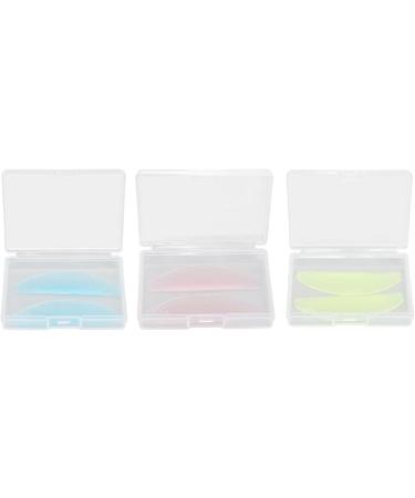 3 Pairs Eyelash Lift Pads Lash Lifting Tool - Reusable Silicone Ultra Thin Suitable for Individuals Beauty Salons with 3 Storage Box - Buy Online on SooperMarket.com
