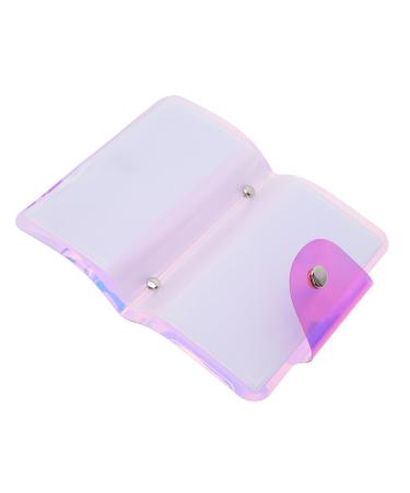 Mikinona Nail Art Card Holder Stamp Template Holder Stamping Plates Storage Bag Nail Art Plates Organizer Nail Art Stamp Rectangular Nail Shell Nail Image Plate Bag Nail Art Pouch As 19x14.5cm Pink