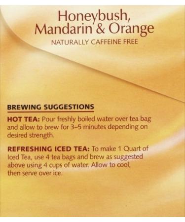 Twinings Herbal Tea Honeybush Mandarin & Orange - Caffeine Free, 20 Bags (1.41 oz) - Buy Online on SooperMarket.com