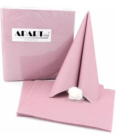 Buy 50 APARTina Airlaid Napkins - Fabric-Like Pastel Old Pink 33x33 cm | International Shipping - Buy Online on SooperMarket.com