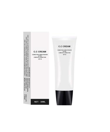 Cc Cream for Mature Skin Skin Tone Adjusting Cc Cream SPF 43 Color Correcting Cream Cosmetics CC Cream Colour Correcting Self Adjusting for Mature Skin (1pcs)