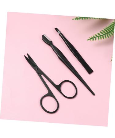 Didiseaon Nose Hair & Eyebrow Shaping Kit | Stainless Steel Beard Eyebrow Comb Razor & Facial Shaver Set for Precision Grooming - Buy Online on SooperMarket.com