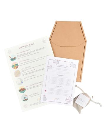 The Pet Rainbow | Pet Funeral Kit For Small Animals | For Hamsters - Guinea Pigs - Birds - Gerbils - Reptiles - Fish | Pet Coffin | Pet Casket | Cardboard Coffins - up to 6kg - 275mm x 150mm x 100mm