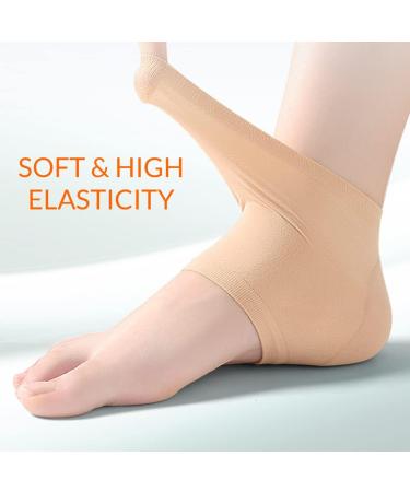 Nado Care Large Moisturizing Gel Socks for Dry Cracked Heels - 5 Pair Set - Buy Online on SooperMarket.com