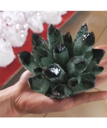 Specimen Natural Green Ghost Phantom Quartz Crystal Cluster Rock Stones and Crystals Reiki Specimen Home Decor 300-800g Stone Home Goods (Size : 500-600g) - Buy Online on SooperMarket.com