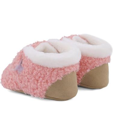 Cheerful Mario Baby Winter Home Slippers - Pure Pink 6-12 Months - Buy Online on SooperMarket.com