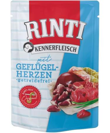 RINTI Kennerfleisch 400g - Grain-Free Wet Dog Food Mix | 4 Varieties | Pack of 12 or 20 - Buy Online on SooperMarket.com