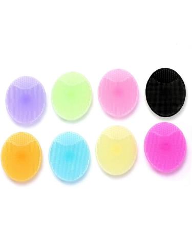 1 Pack Face Scrubber Soft Silicone Cleansing Brush Face Exfoliator Blackhead Pore Pad Cap Face Wash Brush for Deep Cleaning Skin Care Blue - Buy Online on SooperMarket.com