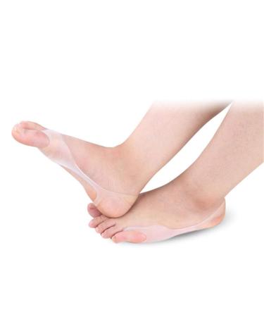 JHGCCL Toe Separators for Overlapping Toes 2 Pairs Thumb Valgus Orthosis Brace Bunion Corrector- Orthopedic Stretch Band