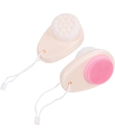 FRCOLOR Pack of 6 Double-Sided Facial Cleansing Brush Female Face Brush Deep Cleansing Brush Silicone Clean Facial Toner Painted Handle 3D Household Cleansing Milk - Buy Online on SooperMarket.com