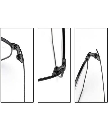 Ranara Replacement Glasses End Tips - Vintage Metal Frame & Bracket - Black - 1 Pair of Glasses Replacement Bars for International Shipping - Buy Online on SooperMarket.com