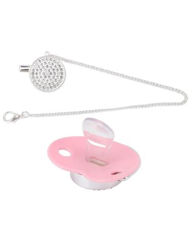 Shop Bling Baby Pacifier - Rhinestone Crown Ultra Soft Silicone BPA Free - Safe Toddler Pacifier Size M (Pink) | Fast International Shipping - Buy Online on SooperMarket.com