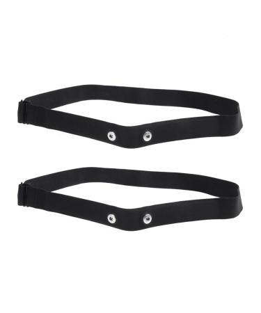 AIDIRui Elastic Heart Rate Chest Strap Bands for Geonaute Heart Rate Sensor Chest Strap 2 Pack