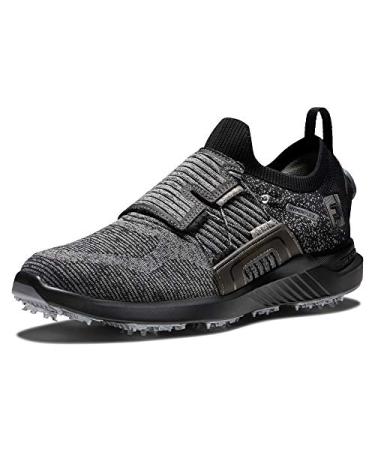 FootJoy Men's Hyperflex Boa Previous Season Style Golf Shoe 10.5 Black/Charcoal/Silver