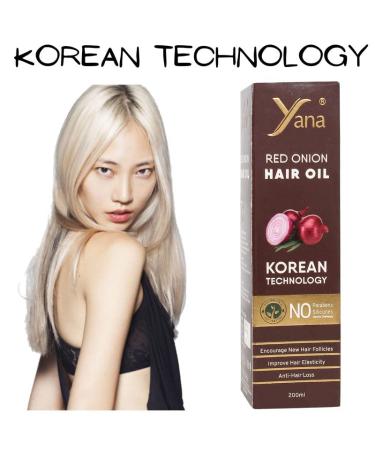 Red Onion Hair Oil for Men & Women - Promote Long Hair Growth | Advanced Korean Technology - Buy Online on SooperMarket.com