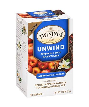 Buy Twinings Unwind Herbal Tea - Passionflower & Chamomile, Caffeine Free, 18 Tea Bags - Buy Online on SooperMarket.com