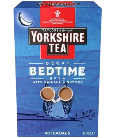 Tea Variety Bundle Containing Yorkshire Tea Malty Biscuit 125g Toast & Jam 125g Decaf Bedtime 100g 40 tea bags each (6 Pack) - Buy Online on SooperMarket.com
