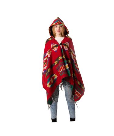 CALLARON Hooded Cloak Autumn and Winter Decorate Miss Rebozos Para Mujer