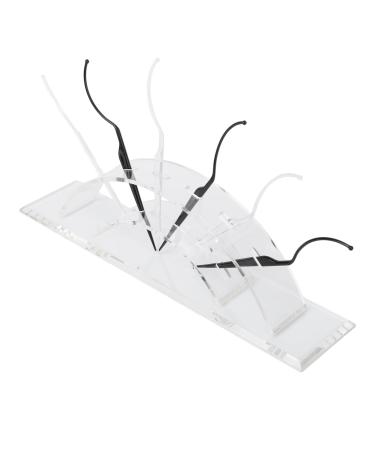 Lashes Display Rack Reusable False Eyelashes Display Sticks Clear Stand For Home
